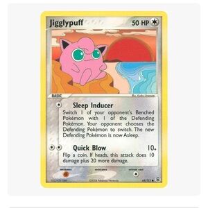 Jigglypuff Pokemon Card - FireRed & LeadGreen